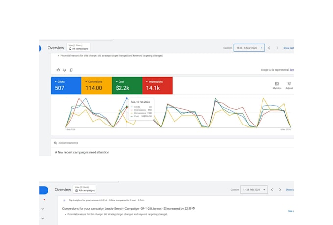 set up, audit and optimize google ads performance max campaign as PPC specialist